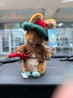 Gund Beatrix Potter Benjamin Bunny Plush Stuffed Animal with Red Hankie